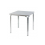 Q70-4G - TAVOLO IN ALLUMINIO IMPILABILE QUADRATO 70x70cm A QUATTRO GAMBE PER BAR, RISTORANTE, PISCINA, HOTEL, ALBERGO