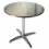 R70 - TAVOLO IN ALLUMINIO TONDO DIAM.70cm CON GAMBA CENTRALE A 4 PIEDI PER BAR, RISTORANTE, PISCINA, HOTEL, ALBERGO 