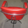 Sedia poltrona parrucchiere professionale mod.Red alzabile salone parrucchiere