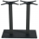 MARTE Q 2/H110cm - DOPPIA BASE IN FERRO (GHISA) PIANO 120X60, 120X80cm BAR RISTORANTE ALBERGO