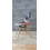 Torre Tessuto Patchwork - Sedia stile scandinavo imbottita rivestimento tessuto a pezzi, gambe in legno