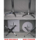 Base rinforzata in alluminio H68cm per piani tavoli esterno bar, ristorante, pizzeria, pub, albergo