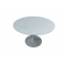 TULIPANO - TAVOLO STILE TULIP BASE E GAMBA IN METALLO TOP IN MDF BIANCO LACCATO CASA ALBERGO RISTORANTE