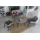 LUXOR - LOUNGE SET DESIGN Bica Italy 4 posti salotto polipropilene esterno con divanetto, 2 poltrone, 1 tavolino e cuscini